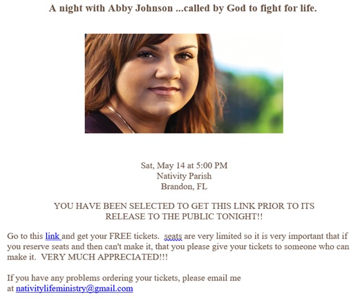 A Night with Abby Johnson_Nativity_May14'16