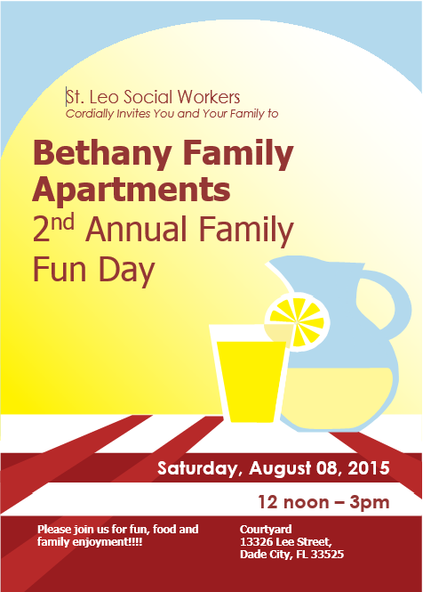 Bethany Family Apts_2nd Annual Family Fun Day_Aug8'15