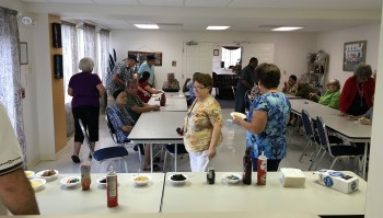 Blessed Sacrament residents celebrate with an Ice Cream Party